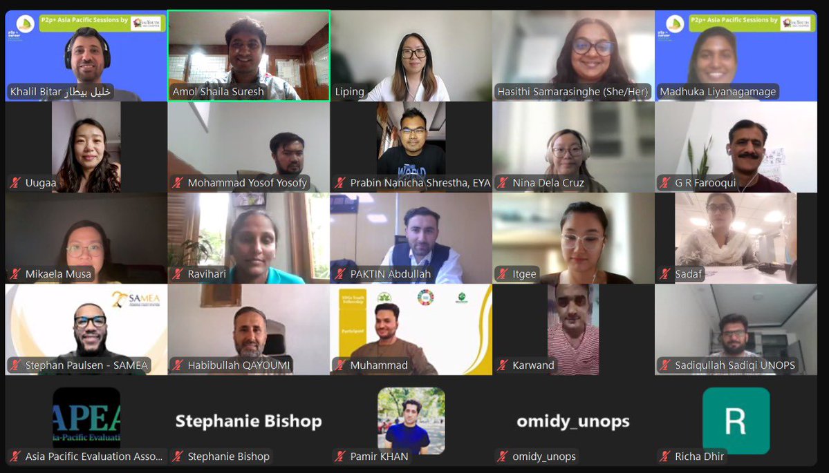 ✨ What a powerful session!

P2p+ Session by @EvalYouthAsia at #gLocal2025 brought energy, insights, and action on building YEE leadership. 💼🌍

Big thanks to our speaker Khalil for inspiring us to lead with purpose!

#YEEs #Evaluation #Leadership #YouthVoices