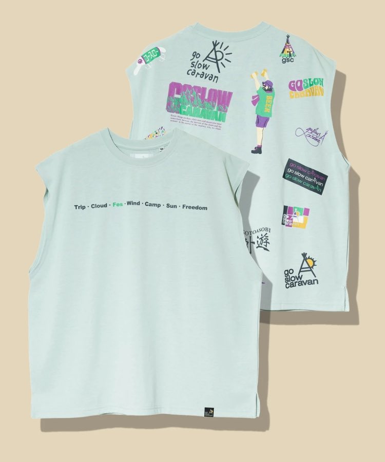 gsc546's tweet photo. 【 go slow caravan 】
Drymix gscいっぱい ノースリーブ TEE
クイックドライ機能、UVケア加工、防シワ加工を装備したDrymixシリーズにノースリーブTEEが登場☆
今年の夏を盛り上げてくれるアイテム🌞
https://t.co/g9xG2lI8f1
#drymix
#gsc546 https://t.co/eLLL70Iu3j