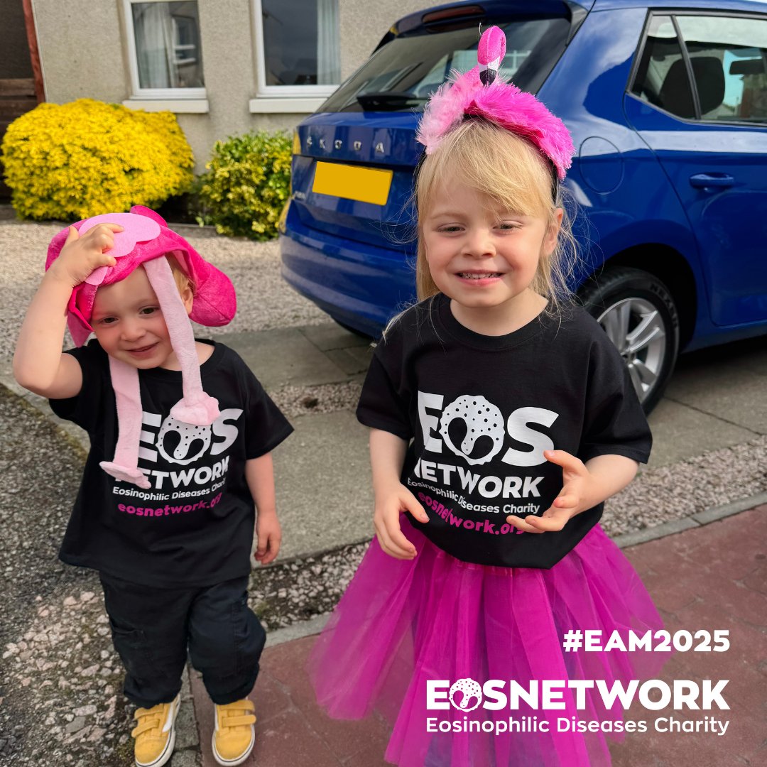CharityEos's tweet image. 🎉 They did it – in pink tutus, flamingo hats &amp;amp; pouring rain!
Huge thanks to Myla’s family for walking 18 miles in the Aberdeen #KiltWalk to support us💜

It’s not too late to donate👉
ow.ly/KtnG50W3VBK

#EAM2025 #SupportRare #MakeADifference #eoe #eosinophilic #EGID