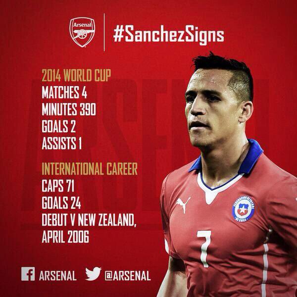 Here We Go 
#OZILISAGUNNER #SanchezSigns