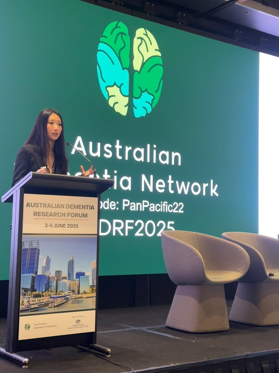 RachaelYu23's tweet image. So honoured to have been invited to present for the Basic Science Symposium at #ADRF2025 this year held in Perth🔬🧠
Thank you so much to my supervisors @Prof_Naismith @ShawnKong11 & Joe Michaelian for all the support 😊