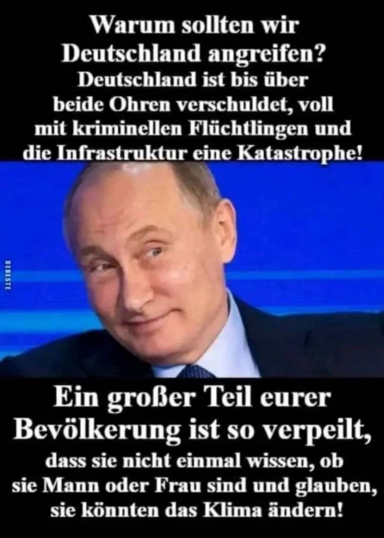 #Putin packt aus… 🤣