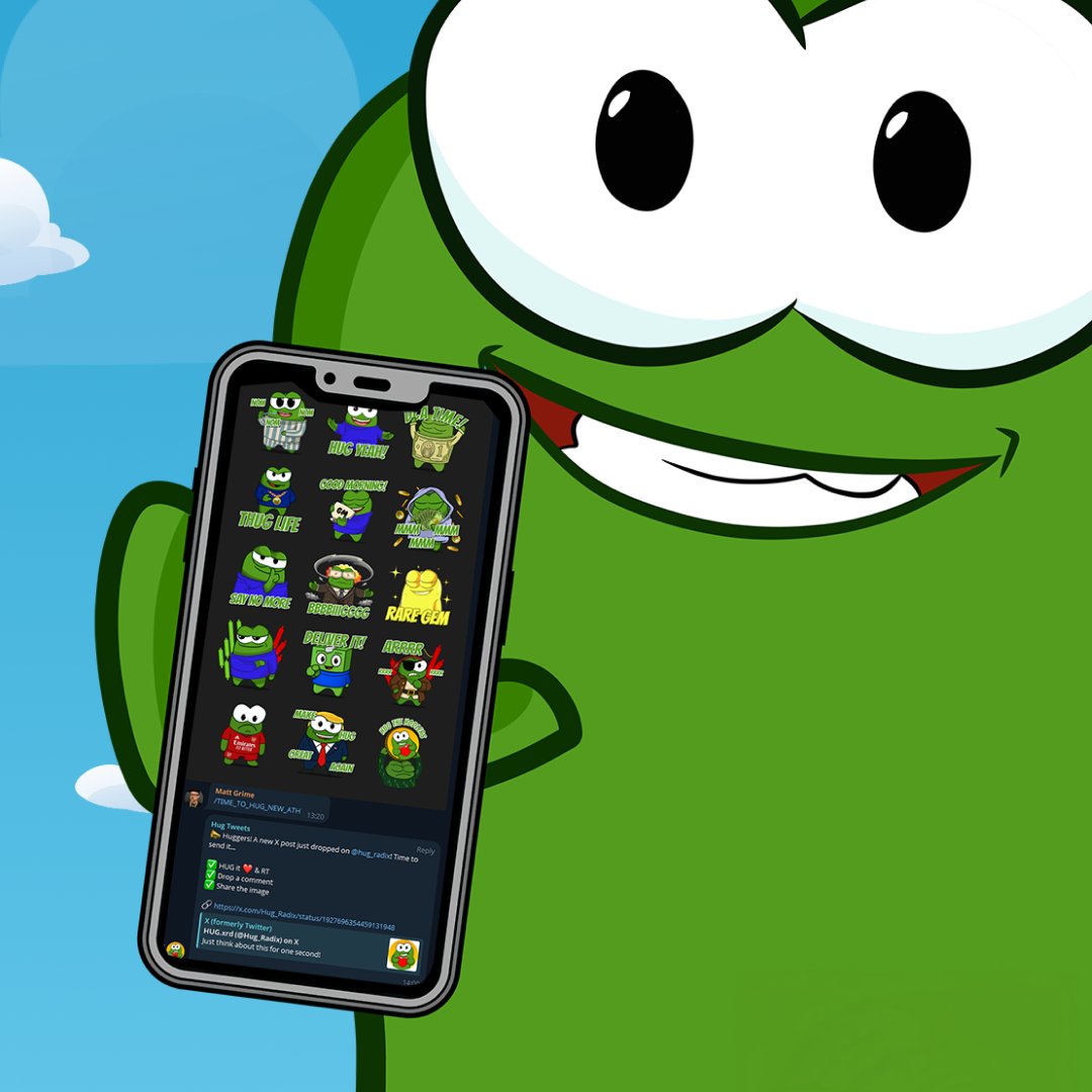 Warning ⚠️ Excessive use of Huggy stickers may cause finger cramp...

Now live on Telegram.