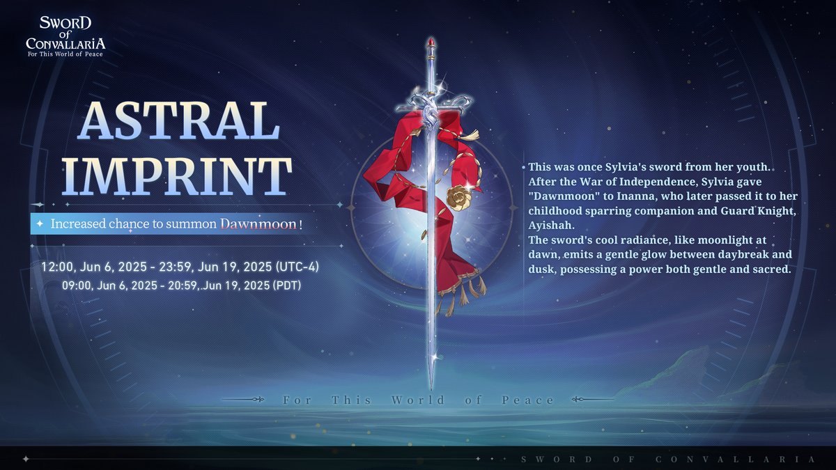 Sword of Convallaria tweet media
