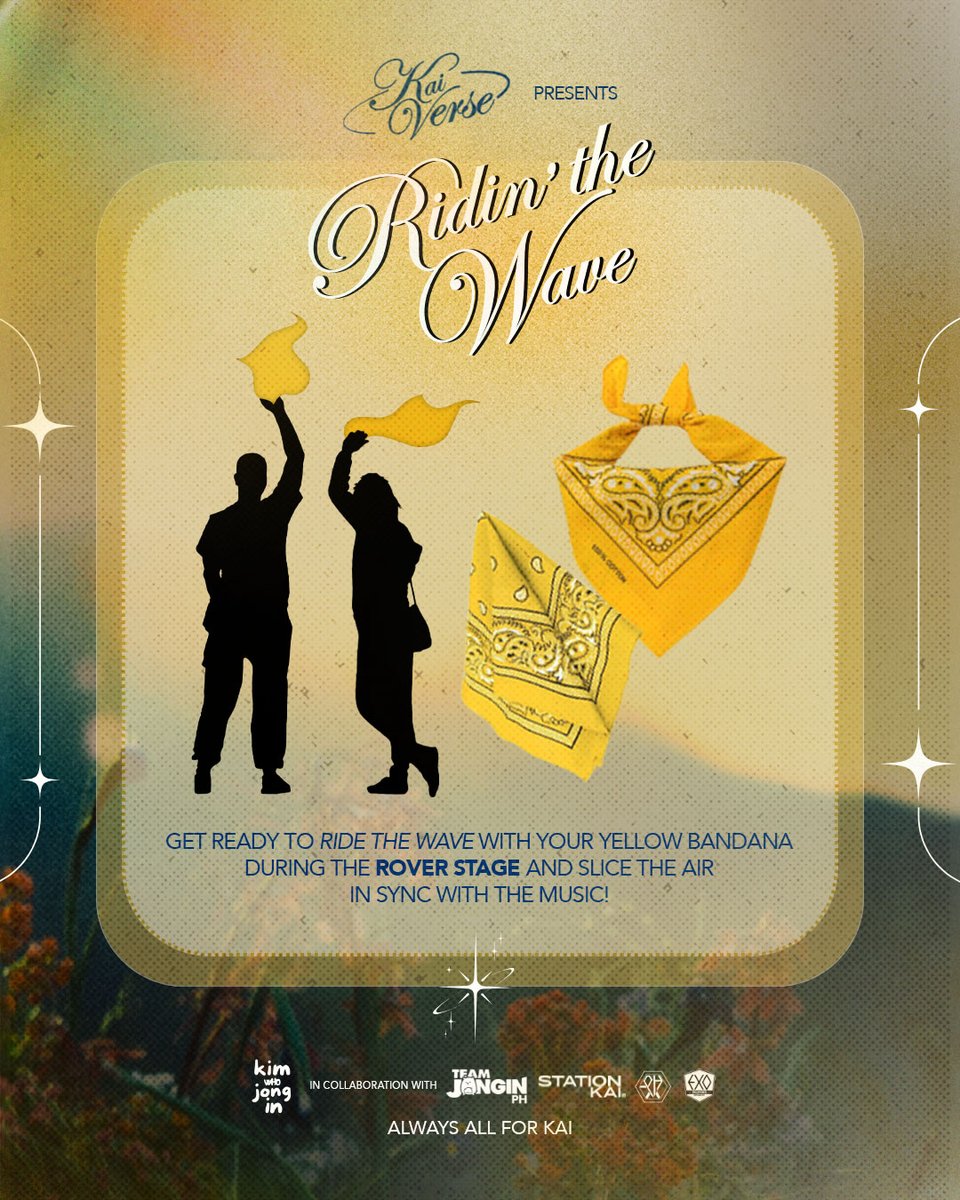 Got your yellow bandanas ready? This is more than just a prop—it’s a powerful symbol, a message to Kai that he belongs. When you raise it high and let it fly, the crowd ignites like wildfire, cheers explode, and the music hits even harder.

Every flick of that bandana is a bold