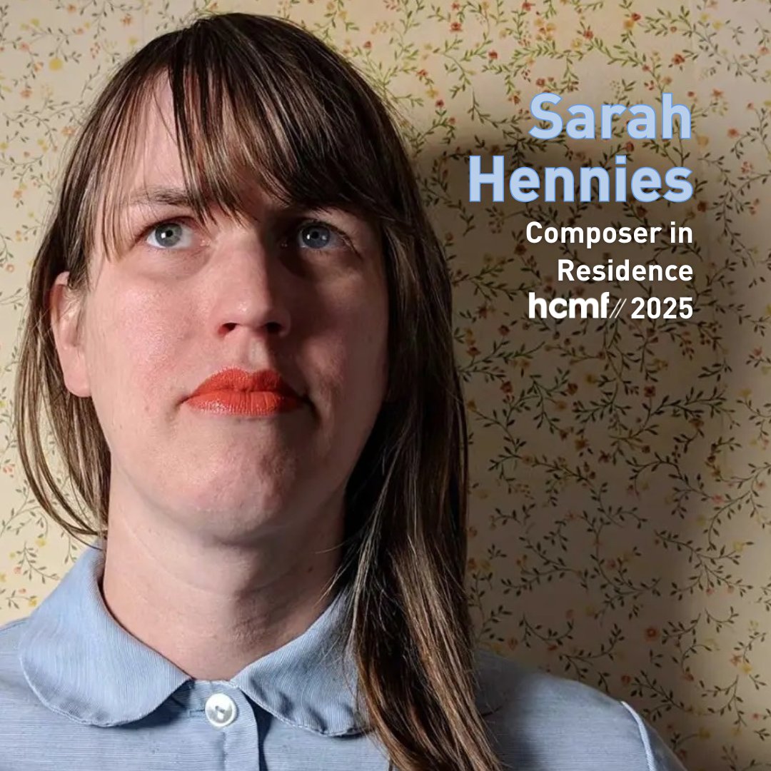 hcmfuk's tweet image. Announcing Sarah Hennies as hcmf// 2025 Composer in Residence!
Her powerful, boundary-pushing work explores identity, embodiment & queerness — a perfect fit for hcmf//'s bold programme.
Explore more about Sarah’s pieces at hcmf// 2025 — link in bio!
#hcmf2025