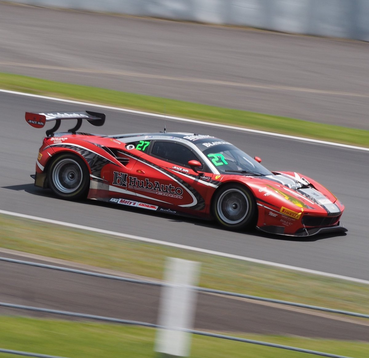 ne2_toshi_2's tweet photo. 2018 Blancpain GT Series Asia
Round 4 Fuji Speedway
GT3S Class
#27 HubAuto Corsa
Ferrari 488 GT3
Jono Lester
Nick Foster
#BlancpainGTSeriesAsia
#HubAutoCorsa
#JonoLester
#NickFoster https://t.co/D1JdZNLWF6