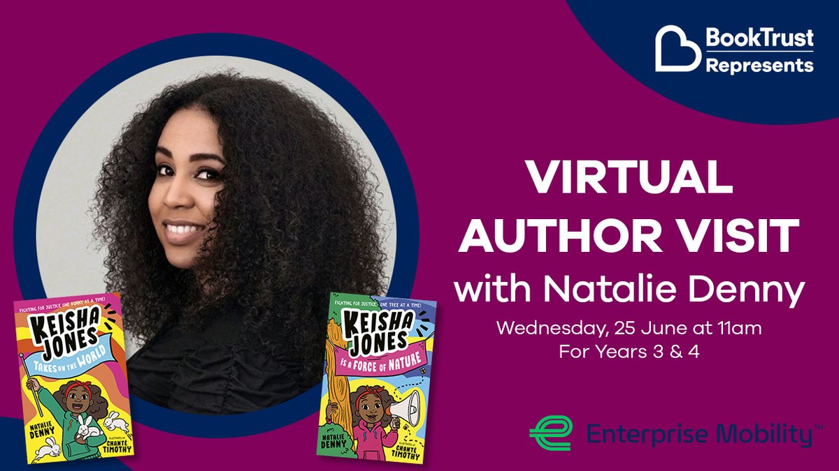 BookTrust (@booktrust) on Twitter photo Schools! We're so excited to share that our next #BookTrustRepresents virtual author visit is with the brilliant <a href="/Natalie_Denny_/">Natalie Denny</a> on 25 June.
We can't wait for this one - book a free spot for your class here 👇
booktrust.org.uk/how-we-help/te… Schools! We're so excited to share that our next #BookTrustRepresents virtual author visit is with the brilliant <a href="/Natalie_Denny_/">Natalie Denny</a> on 25 June.
We can't wait for this one - book a free spot for your class here 👇
booktrust.org.uk/how-we-help/te…