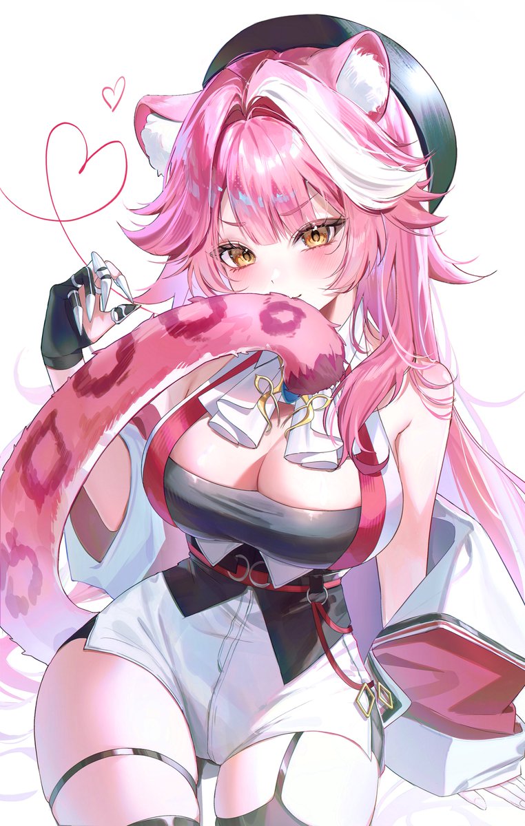 @Da_MOONG_50: RT by @raorapanthera: 🐱🩷 #RaorArt