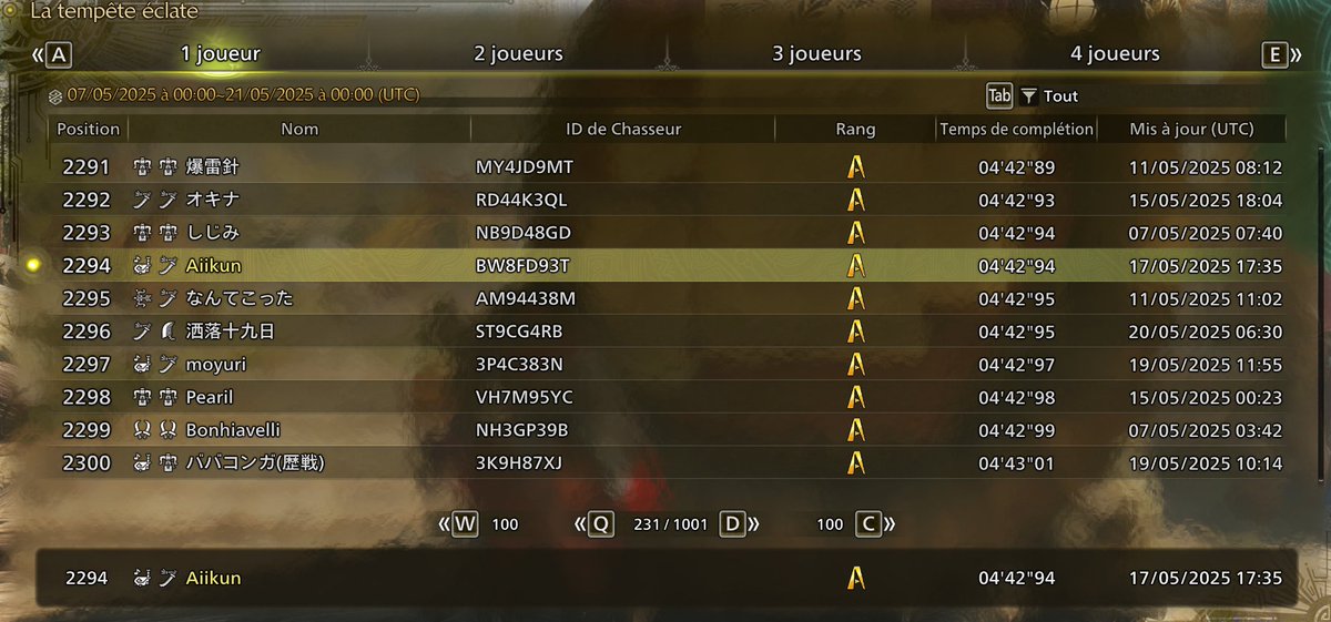 2k monde AT Rey Dau, Slay