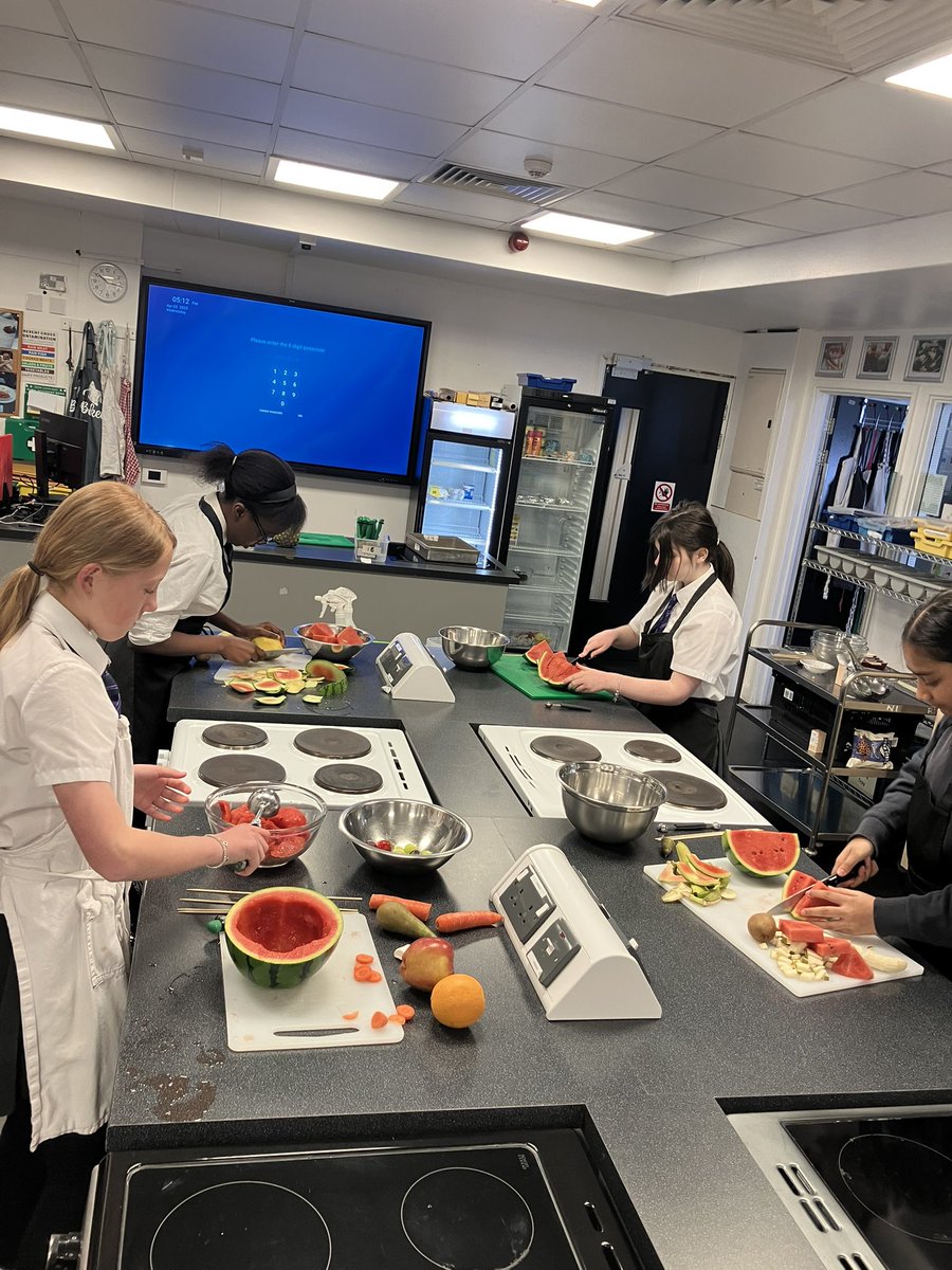 7PL enjoyed their first practical in catering. #HealthyEating