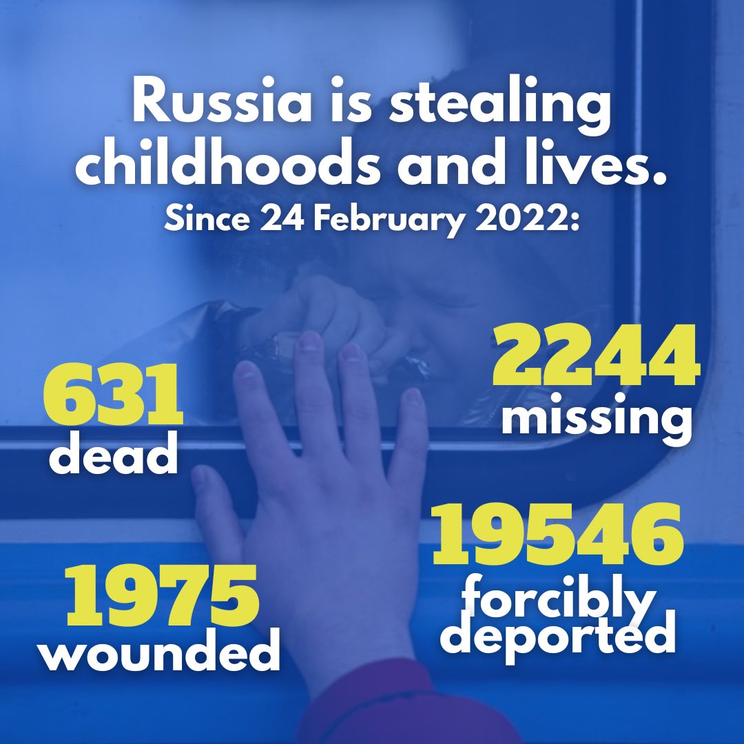 Russia abducts, indoctrinates, and militarizes Ukrainian children – seeking to erase Ukrainian identity entirely. A crime so cruel, it defies belief.
 
As Ukraine marks the Day of Remembrance for Children Lost to War, let’s call it what it is: war crimes and crimes against