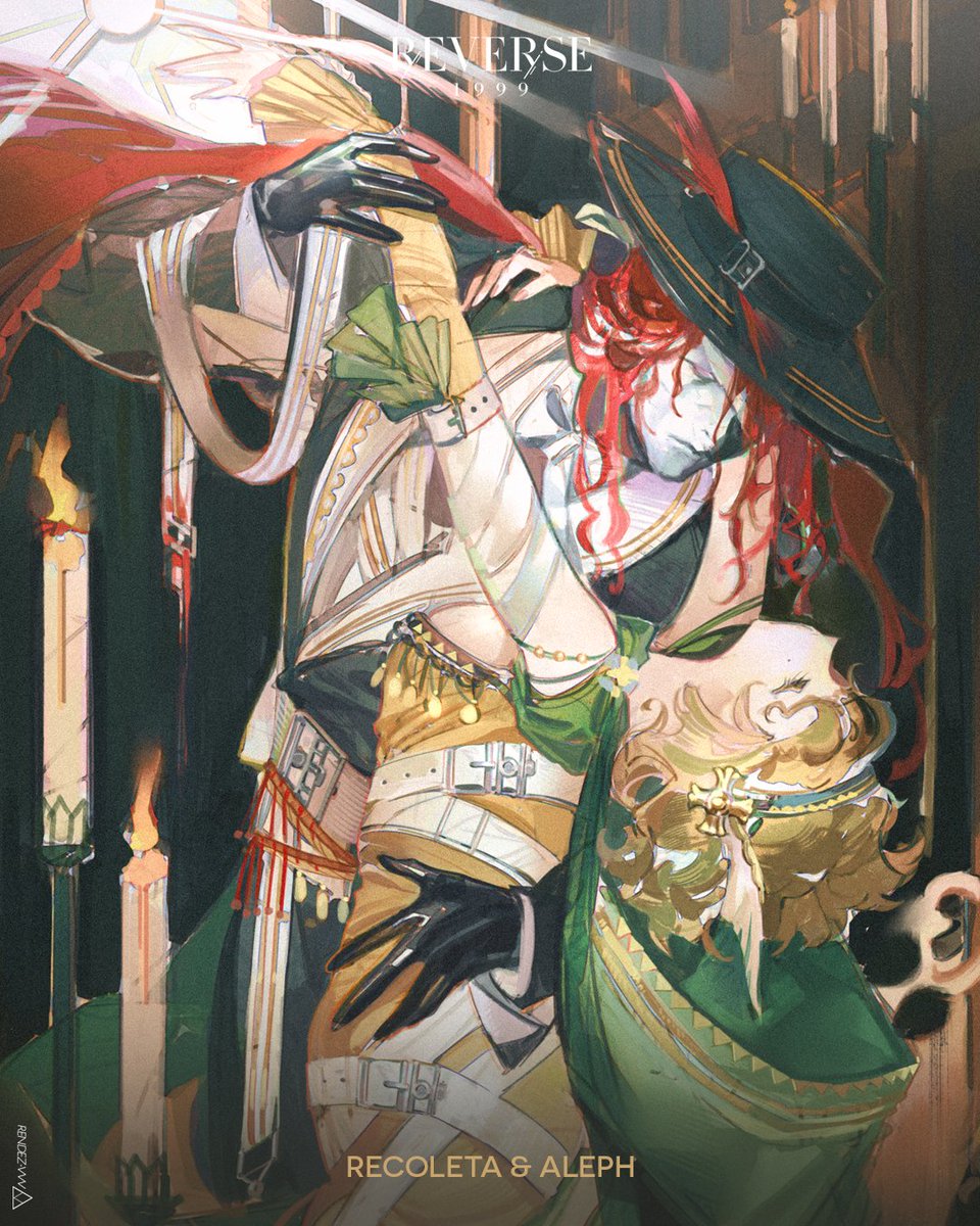 rendez_vvv's tweet image. [Reverse:1999-レコレッタ &amp;amp; アレフ]
イライラするほど言葉を濁して話すカップル。 新しいチャプターのストーリーを見てから、この2人の関係がまるでオペラ座の怪人のように見えて描いた。 そちらが音楽の天使ならこちらは文学の天使くらいになりそうだ。 この 2…