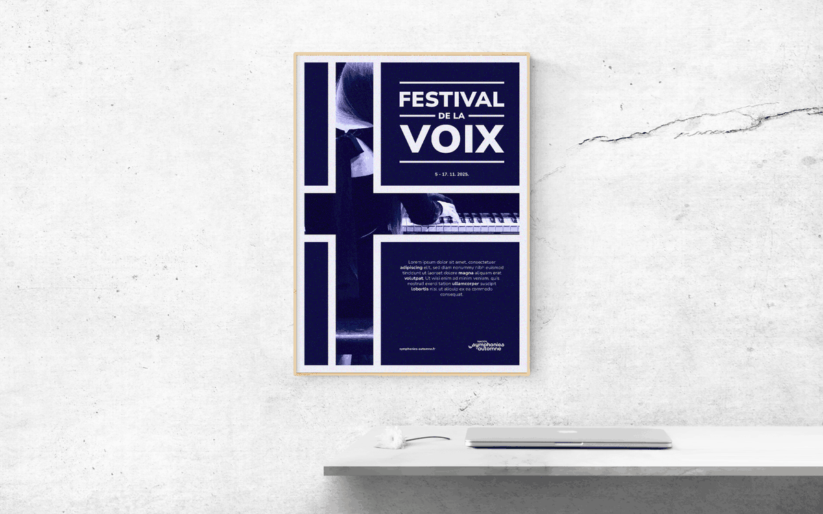 Maz0ne_'s tweet photo. For the 31st edition of the prestigious "Festival de la Voix" in Mâcon, the festival is adorned with the captivating colors and sounds of Scandinavian culture, promising a unique and memorable artistic experience.

#poster #GraphicDesigner #DesignInspiration https://t.co/P2vksBA7wF