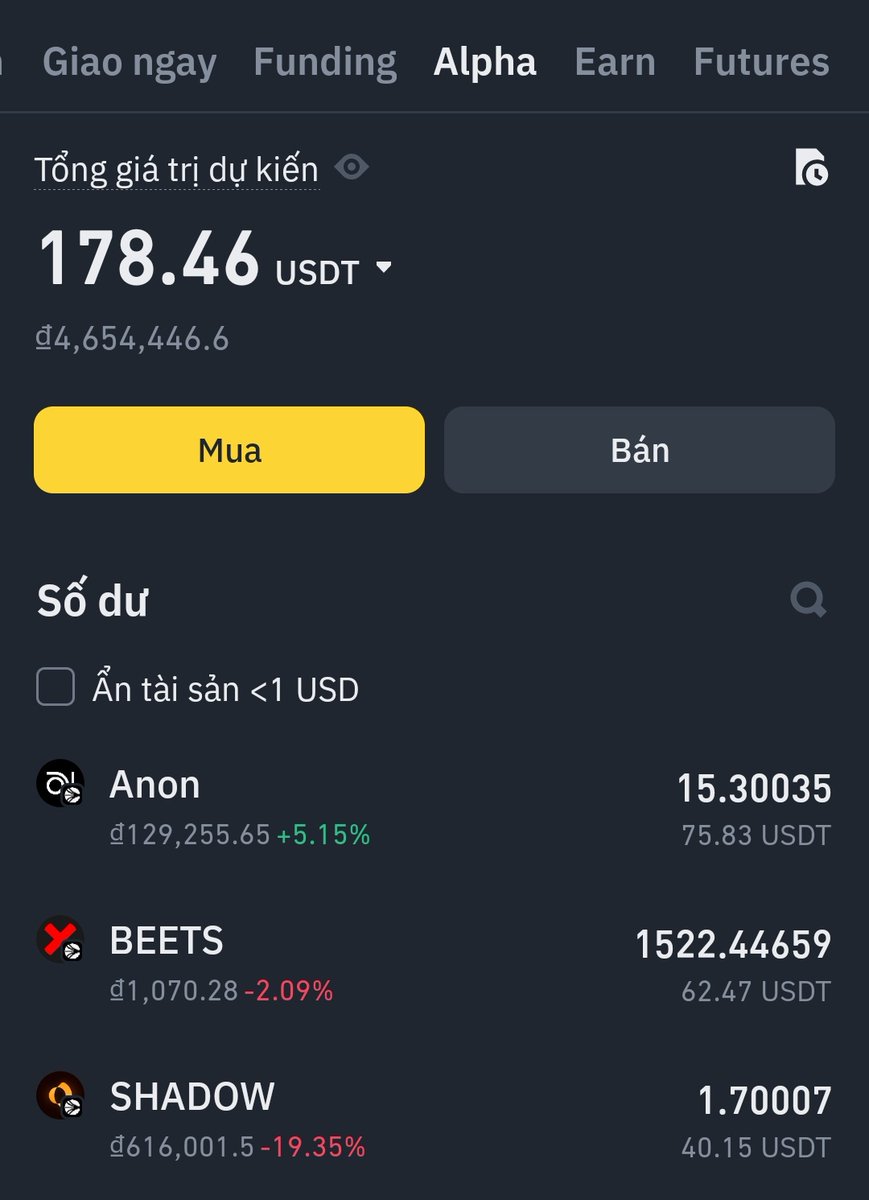 son98x's tweet photo. SONIC ALPHA 

$S : +58$
$Anon : +75$
$Shadow : +40$
$Beets : +62$
Tổng thu: ~236$
Chi: ~130$
=> Lãi 106$

Nói chung cũng lãi cho chiến dịch lần này, mình bán hết không Hold.

#Binance cũng nói rồi chịu được thì chơi nên là lãi bao nhiêu chơi bấy nhiêu. Lỗ tự chịu :)) https://t.co/DYOwAiMRpX
