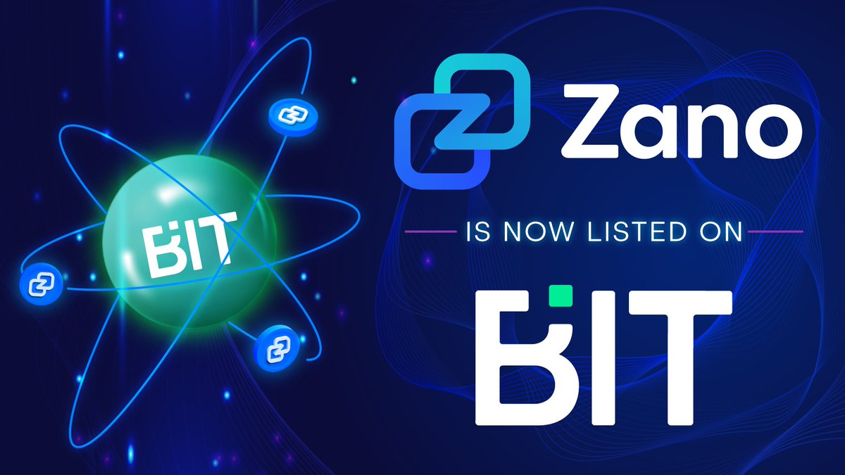 We're excited to announce that $ZANO has been listed on <a href="/BITCryptoXchg/">BIT Crypto Exchange</a>!🔥

We have formed a partnership with them to list Zano Confidential Assets at a discounted rate. This means that projects building on top of Zano now have an affordable option to launch on a CEX.🚀

Want to