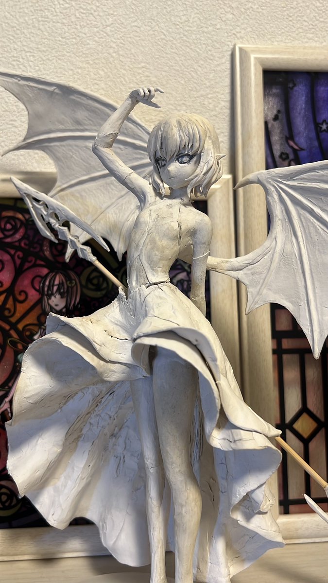 ポーズ修正完了
レミリアの製作は一度休止します💦

突然別のプロジェクトを開始します！