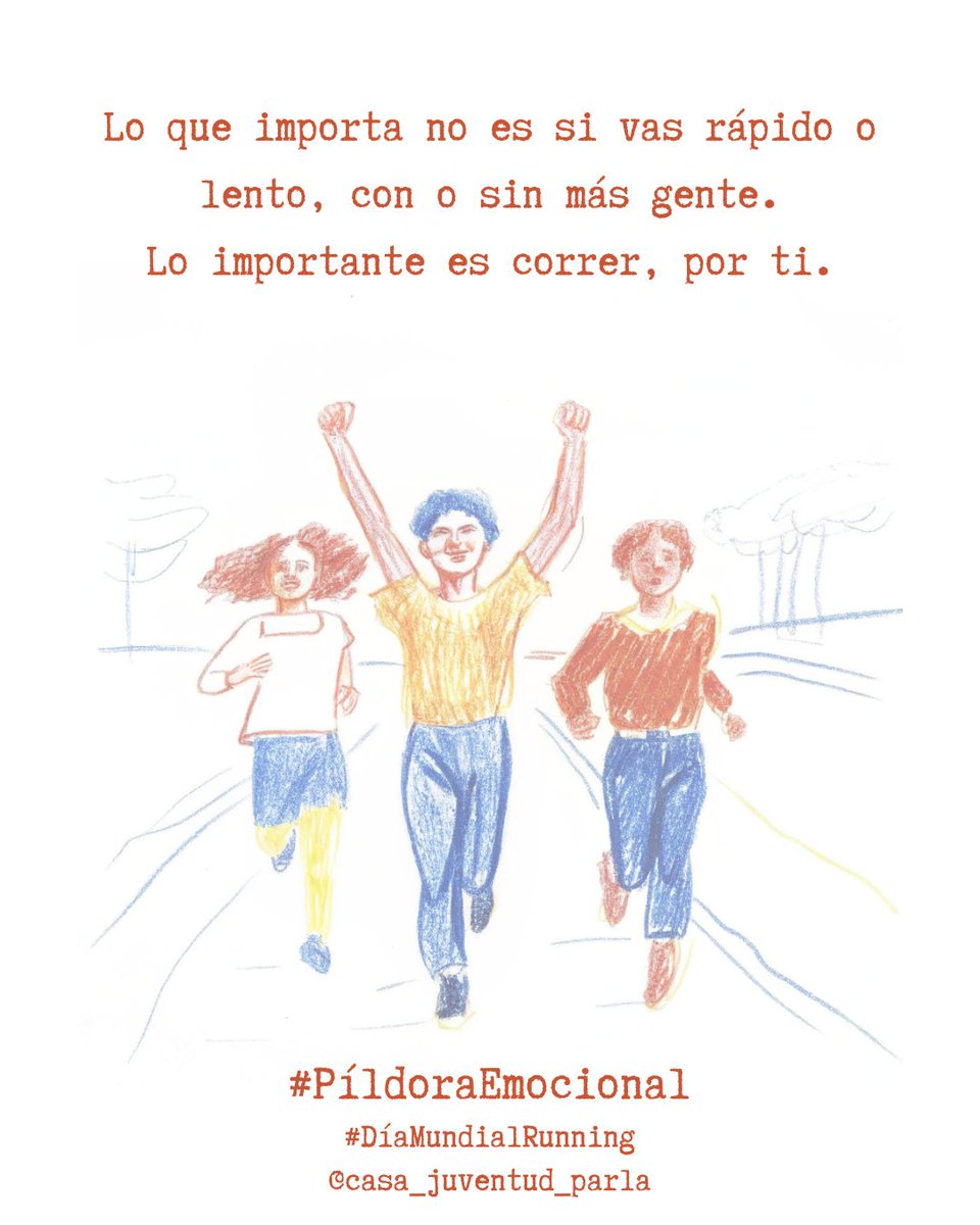 #píldoraemocional
Hoy, por el #diamundialrunning