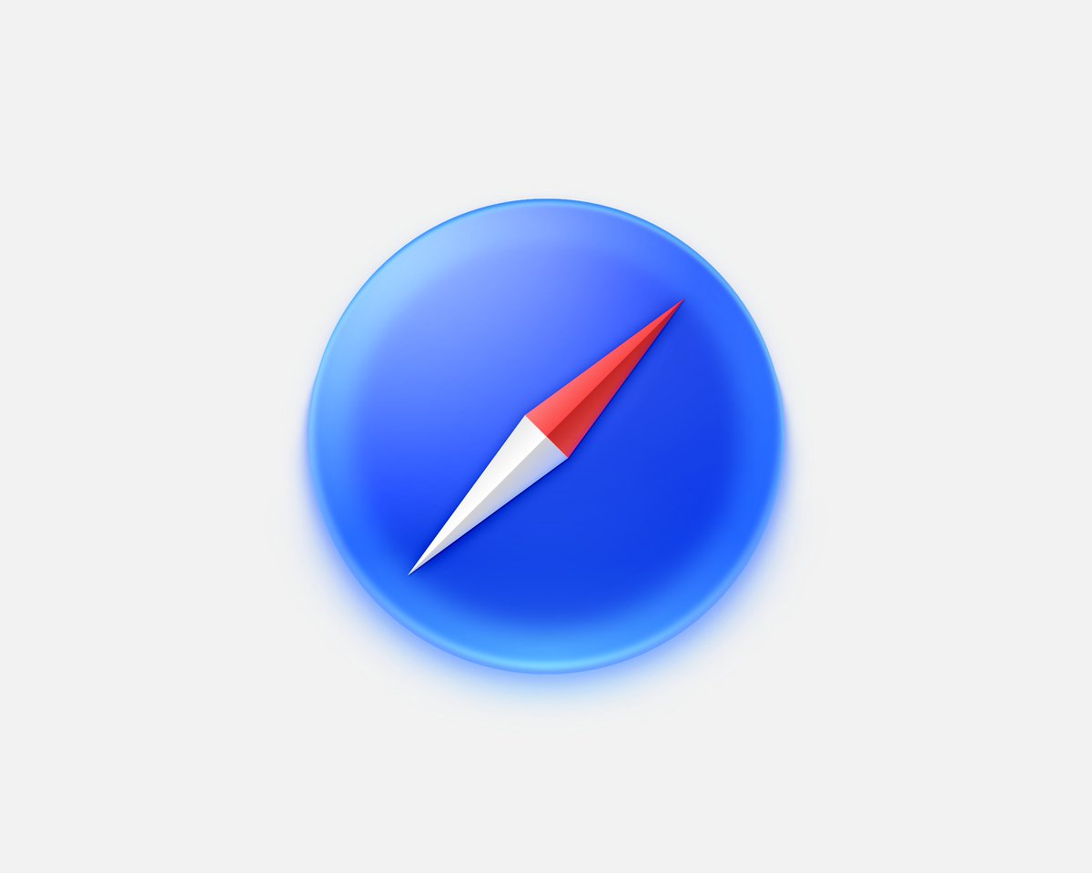 Quickly slapped together a Safari icon in the WWDC teaser style using a new feature from Sketch B—
