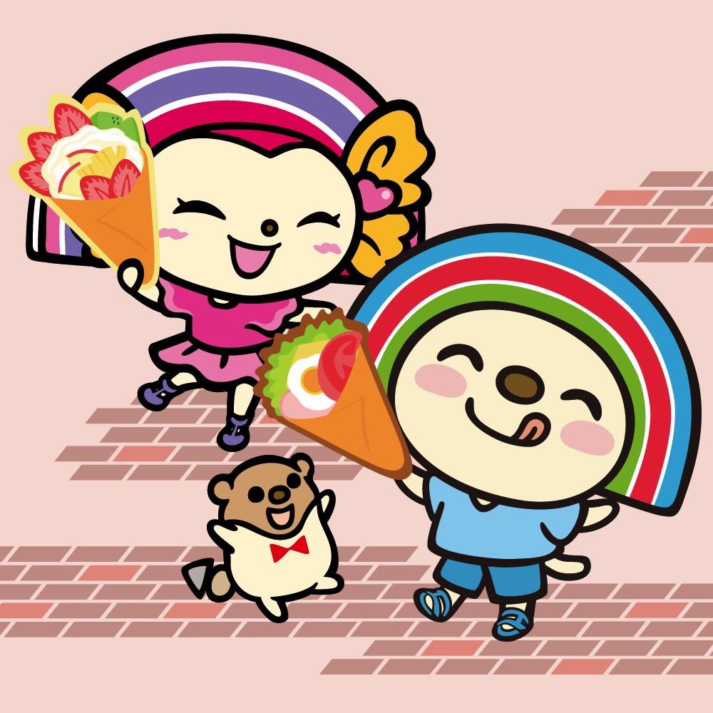 妹のPLEASE ちゃんは東京で暮らしているから遊びにきたんだ🌈一緒に原宿あたりを歩いたよ。
#openちゃん #台湾 #クレープ