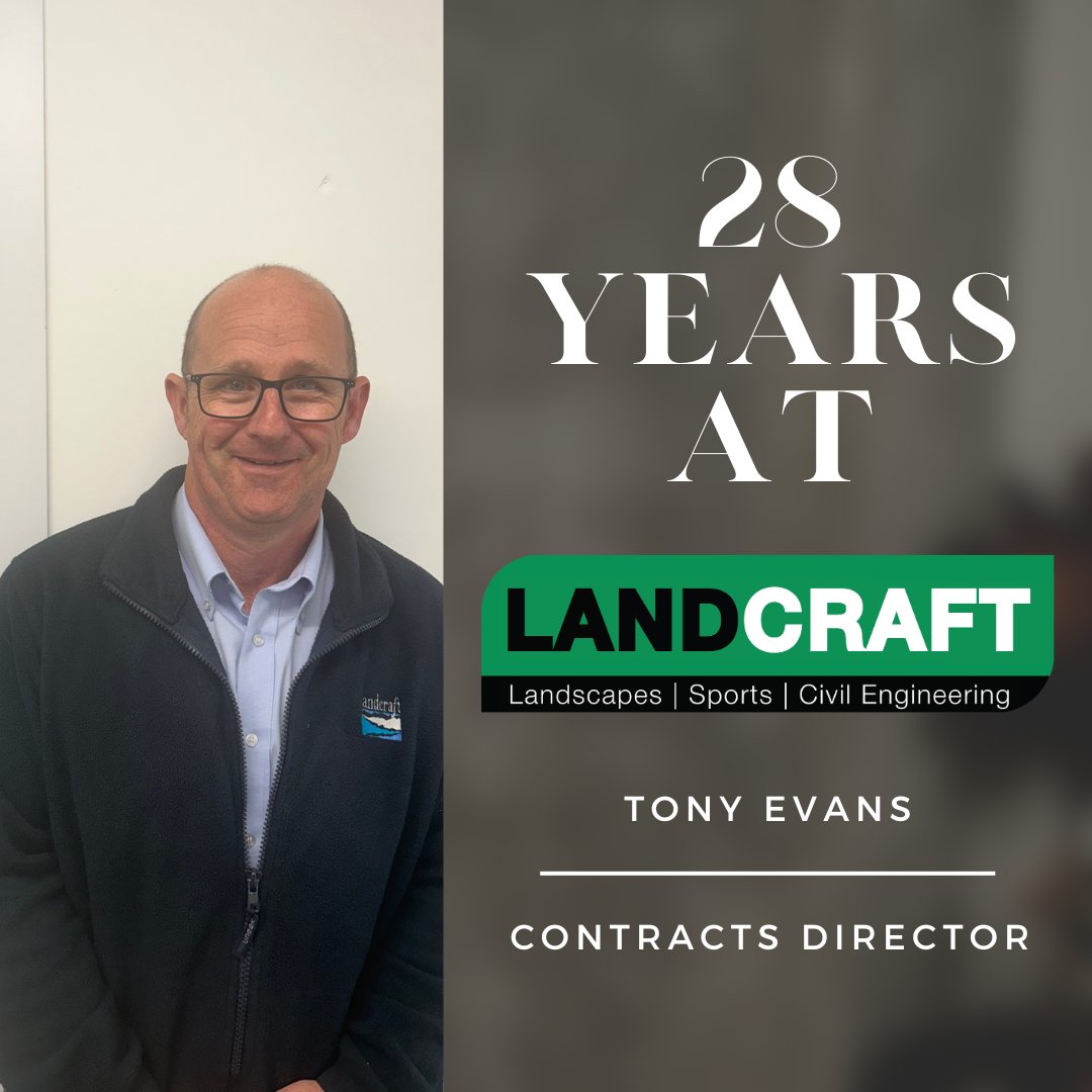LandcraftUK's tweet photo. Celebrating 28 years of dedication – thank you, Tony Evans!
From leading projects to inspiring the team with your passion and precision, you’re the heartbeat of Landcraft.
We’re proud to celebrate this milestone with you!
#landcraft #workanniversary #appreciation #teamwork https://t.co/RN4pBDkNVf