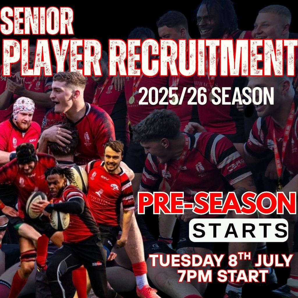 Senior Training Starts 8th July at 7pm.  All players, (18+), new or returning to the game are invited #Pitchero #wearewalsallrfc #walsallrugby
walsallrfc.com/calendar/event…