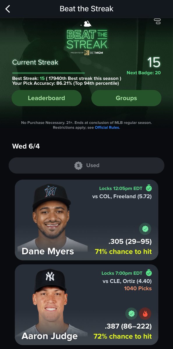 santiagohec's tweet image. Been playing #Spinball and #BeatTheStreak on the @MLB App thanks to @MillsTwitch. Great way to learn the players.

Might as well take advantage until @MLB charge you for this as well lol.