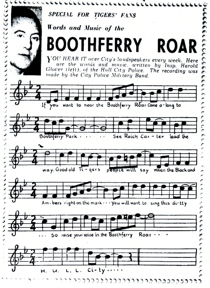 ...but we also had 'Boothferry Park' on the tannoy by the City Police Military Band. Recorded by J.H.Fisher, 26 Cottingham Rd, Hull. Musicmeister Keith Herd of Fairview stuios has cleaned up the crackly old recording to restore its pristine sound.....
