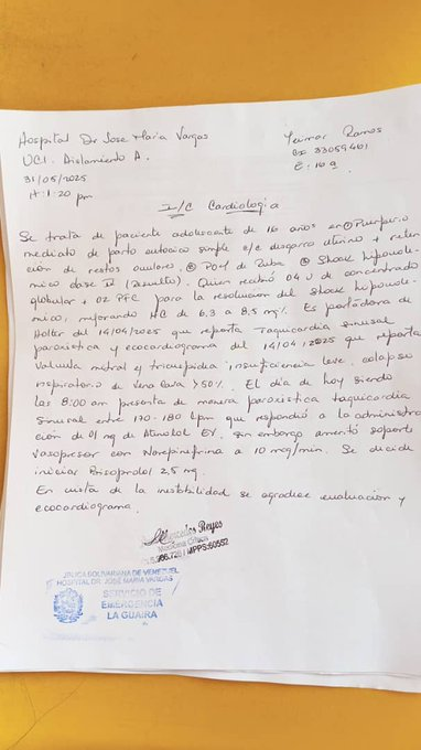 AlgodnCandy's tweet photo. Fallece Yeimar Ramos por negligencia médica en   Cayaca estado Vargas. 

Que en paz descanse su alma.

Por favor, hagamos llegar este mensaje a todas partes, porque la injusticia no puede ser ocultada ni evadida. https://t.co/dhj3Q1c98J