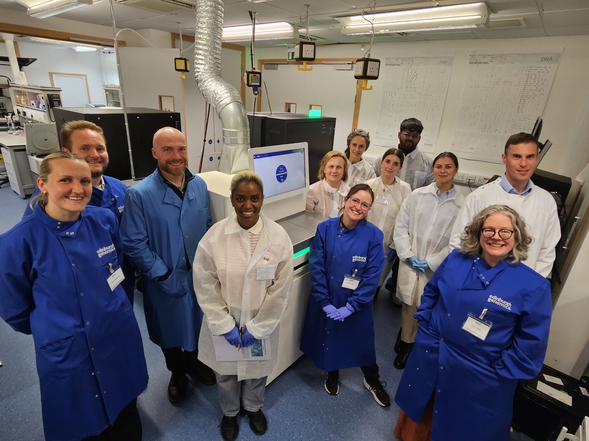 edgenome's tweet image. That’s a wrap on our NEB RNA-seq Library Prep Lab Course! 🧪
Big thanks to everyone who took part and made the course a success! 👏
Special thanks to Max Fritsch & @_michaelskelly from @NEBiolabs for their continued support 🙏
Next course on RNA-seq data:
genomics.ed.ac.uk/event/rna-seq-…