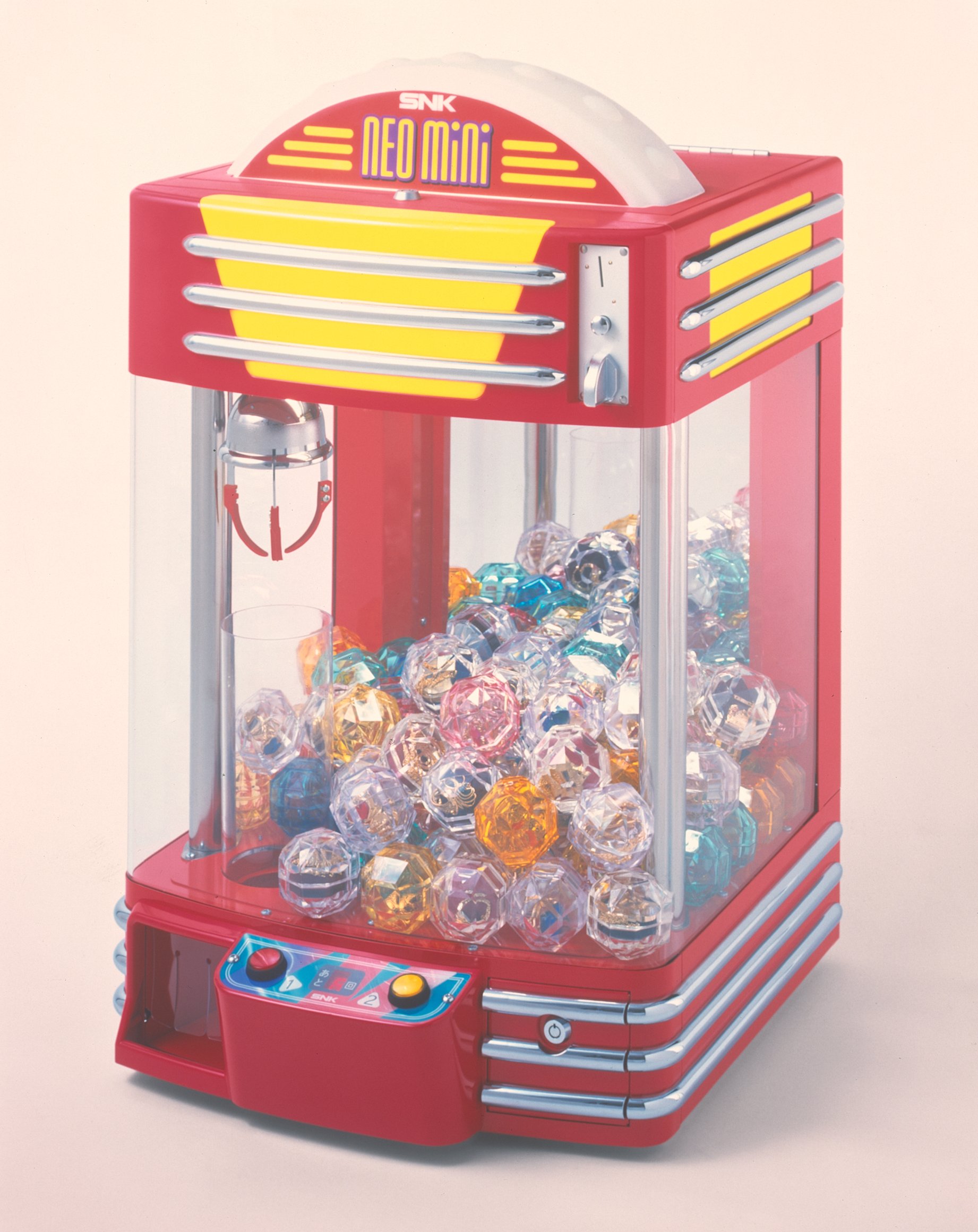 【値下げ】SNK版　ネオミニ クレーンゲーム 小型クレーンゲーム機 SNK ネオミニ 赤色①