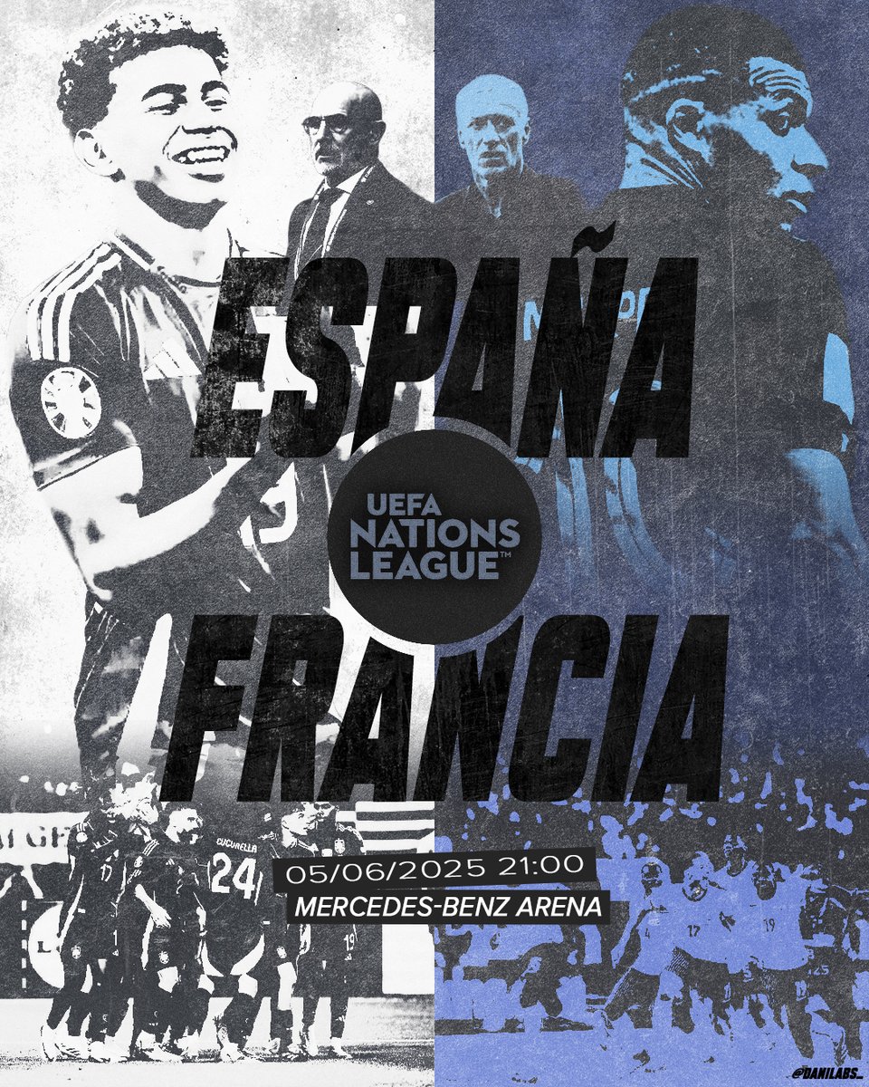 Today at 21:00 <a href="/SEFutbol/">Selección Española Masculina de Fútbol</a> vs <a href="/equipedefrance/">Equipe de France ⭐⭐</a> 
#uefanationsleague