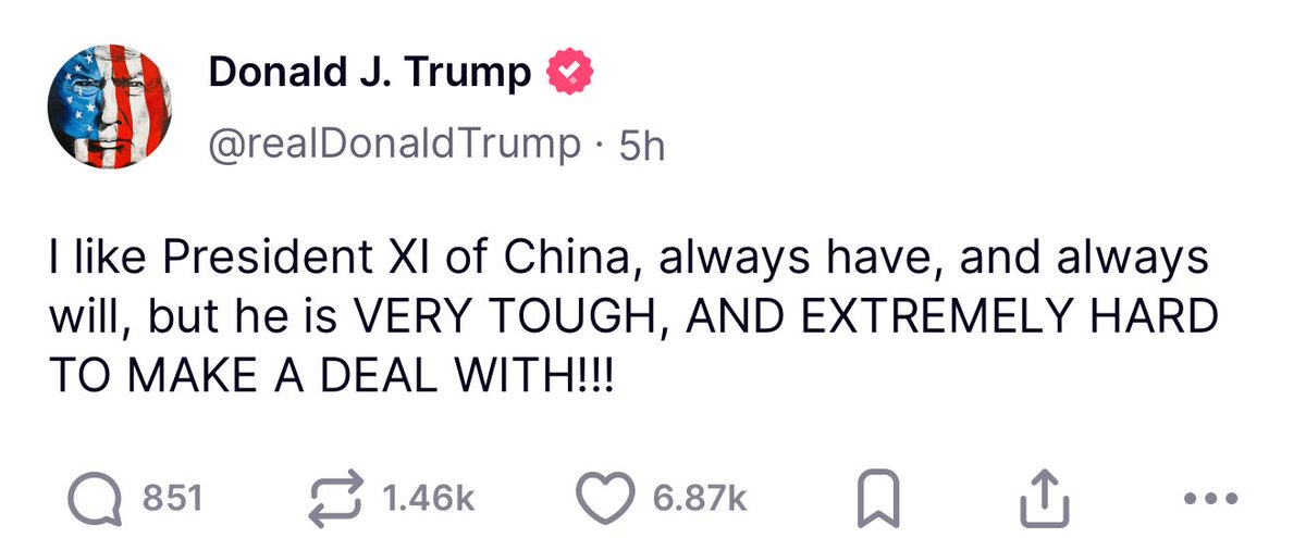 TradingThomas3's tweet image. Xi is hard but Trump is a 🌮 so futures are green 😂