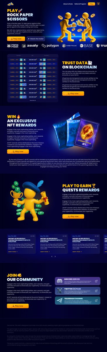 rps_chain's tweet photo. ๐ง Heads up, RPS champs!
Today between 14:00โ14:30 Madrid time, our site gets a fresh update ๐โจ
๐น๏ธ Game stays online, XP keeps rolling!
๐ Play here: https://t.co/AeP7vDckOw
React if you โค๏ธ smooth upgrades!
#Web3Gaming #RPSGame #BlockchainGaming https://t.co/FJlPi6kuqD