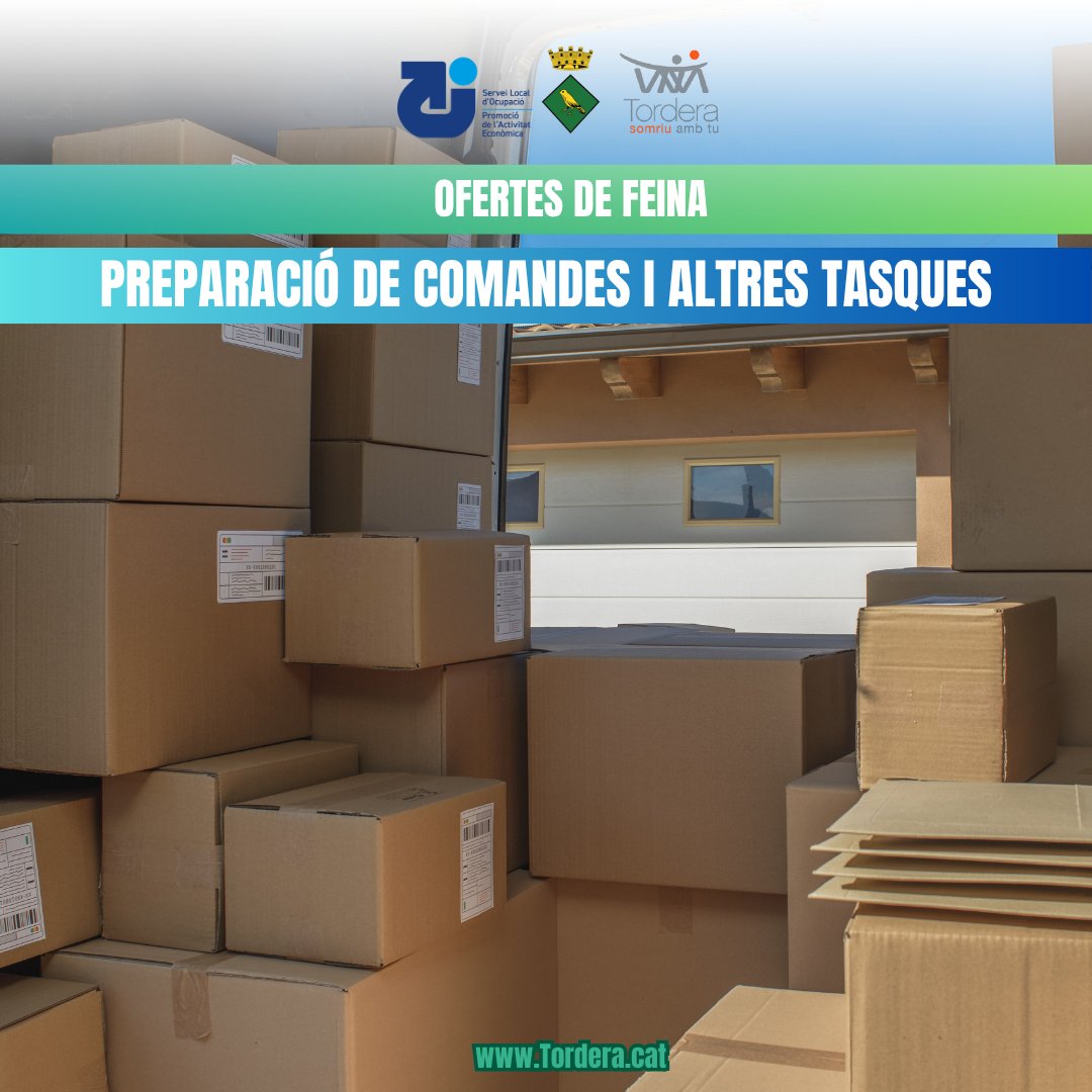 Aj_Tordera's tweet photo. ‼️Ja tenim aquí les ofertes laborals d’aquesta setmana!
✍️Cal inscriure’s a Xaloc per apuntar-se a les ofertes de feina.
➡️Descobreix-les totes a les històries d’instagram.
#TorderaInnova #ofertesdefeina #feina https://t.co/X32VnY916t