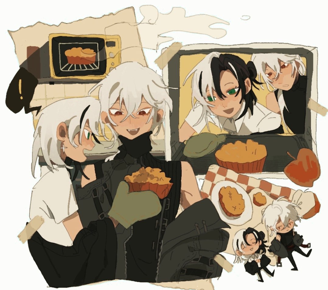 mycatlamb's tweet image. Have a taste, Casper! My baking skills is definitely good;)
米画师:@木桶没装水
#ADatewithDeath