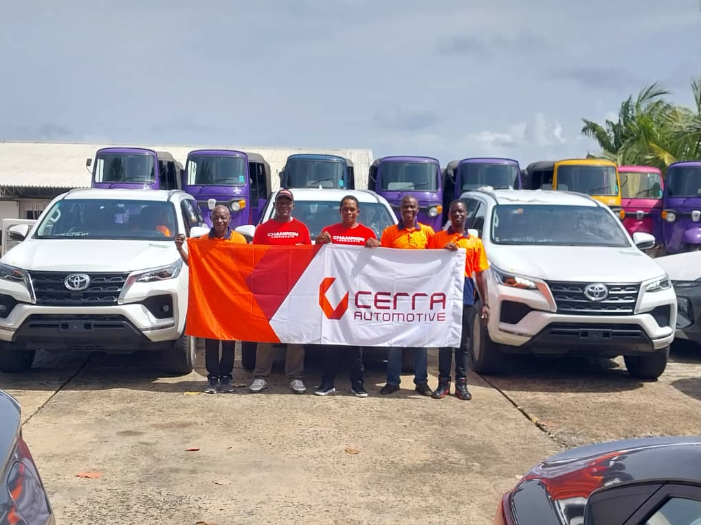 cerragroup's tweet photo. Thrilled to deliver three 2025 Toyota Fortuners to
Mantrac Sierra Leone ! Watch our expert break down why this SUV is perfect for your needs. Visit Cerra Automotive for yours!  #CerraAutomotive #ToyotaFortuner #SierraLeone #Liberia https://t.co/Q3Atjqahsn