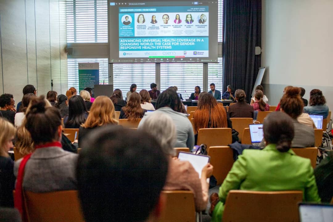 WGHNigeria (@wghnigeria) on Twitter photo At #WHA78, <a href="/Adaeze_Oreh/">adaeze c oreh</a>, joined @WomenInGH & <a href="/WomenDeliver/">Women Deliver</a> to call for gender-responsive health systems.
With 70% of the health workforce made up of women but only 25% in leadership, the gap is systemicβnot about competence.
#WGHNigeria #WHA78 At #WHA78, <a href="/Adaeze_Oreh/">adaeze c oreh</a>, joined @WomenInGH & <a href="/WomenDeliver/">Women Deliver</a> to call for gender-responsive health systems.
With 70% of the health workforce made up of women but only 25% in leadership, the gap is systemicβnot about competence.
#WGHNigeria #WHA78