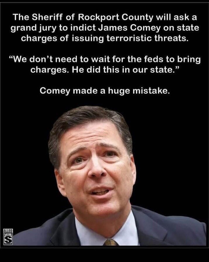Do you support arresting James Comey?

A. Yes
B. No