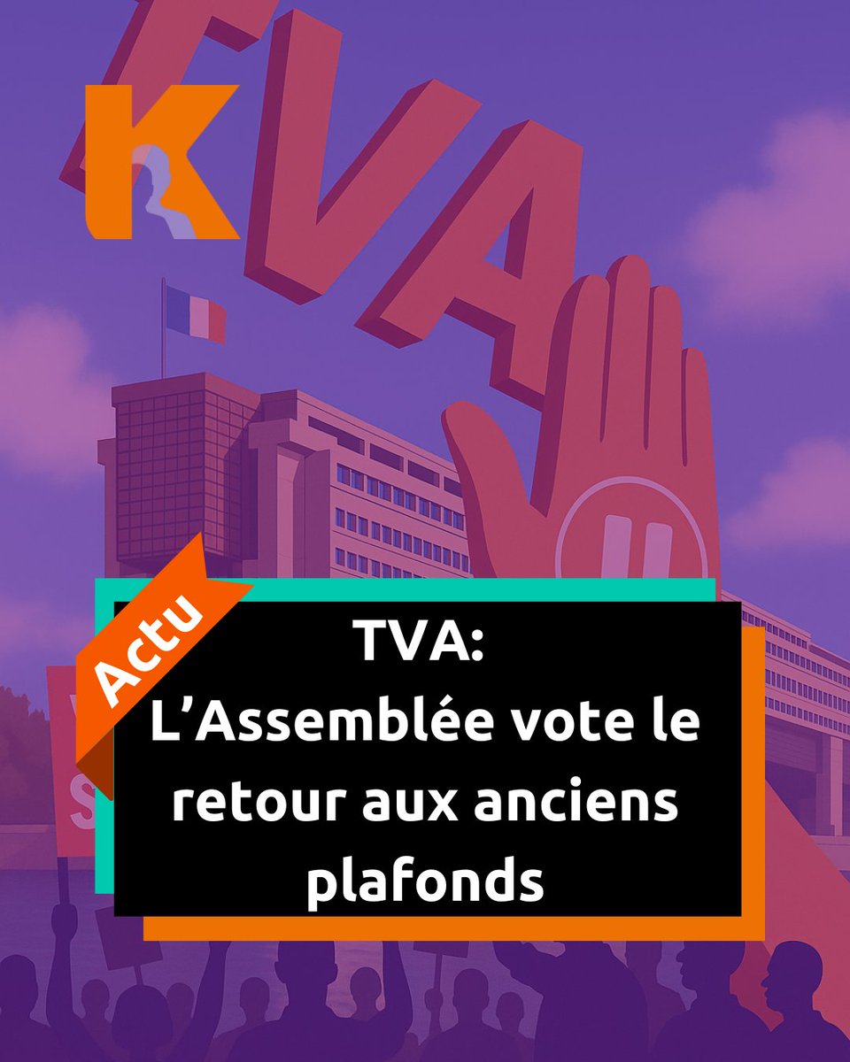 #Actualités

TVA
L’Assemblée vote le retour aux anciens plafonds

ffmkr.org/actualites/tva…

#FFMKRcCLAIR #FFMKR #TeamKine