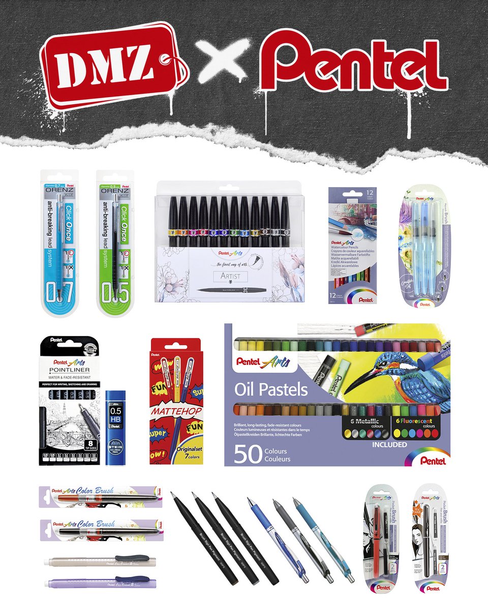 Aquí tenéis qué incluyen los packs PENTEL del sorteo para mecenas de #UrbanSketchers 🖌️

Más de 12 referencias premium: pinceles, portaminas, rotuladores, ceras y mucho más. ¡4 packs completísimos! ✨

Gracias a Pentel por apoyar el arte y a vosotros por hacer posible el juego ♥️