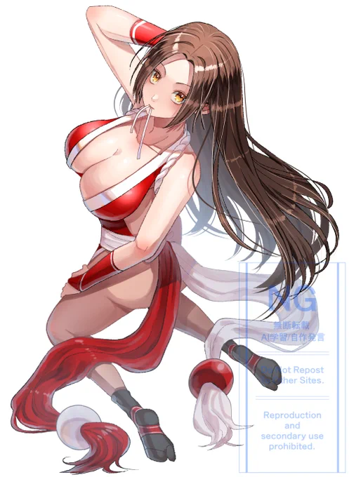 【リクエスト】髪紐を解いた不知火舞ちゃん