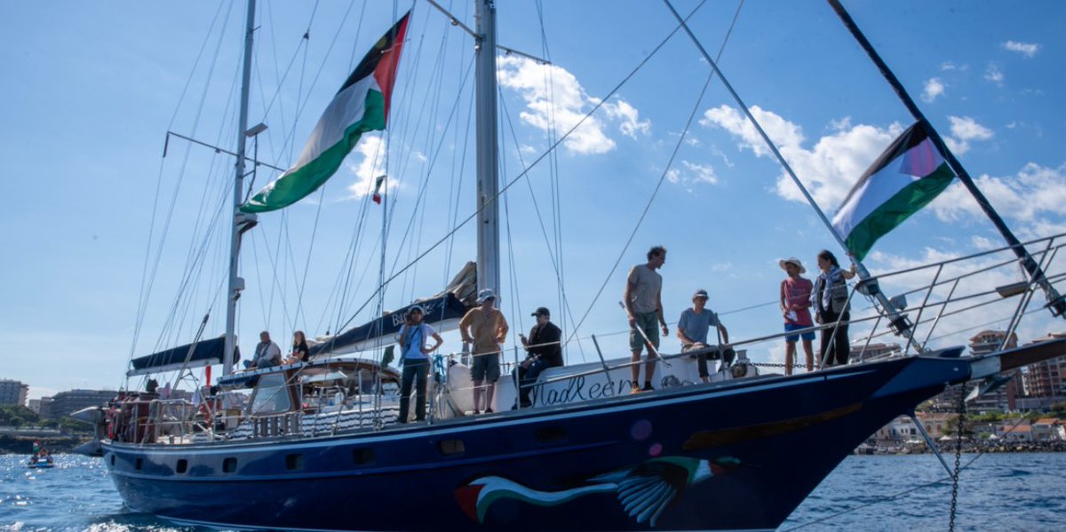 لما تقرر الدولة النووية الوحيدة في الشرق الأوسط، أنه هذا اليخت يعتبر تهديد لأمنها