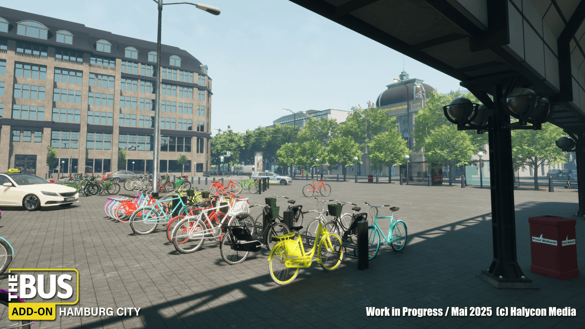 TMLStudios's tweet photo. The anticipation for our #SimDevLive stream this Friday at 3 PM is growing! The Hamburg DLC for TheBus is going to blow you away. We've got brand-new screenshots – see for yourself!

Tune in Friday!➡️ https://t.co/Y7njTfkUbA https://t.co/p6A0IDoJGx
