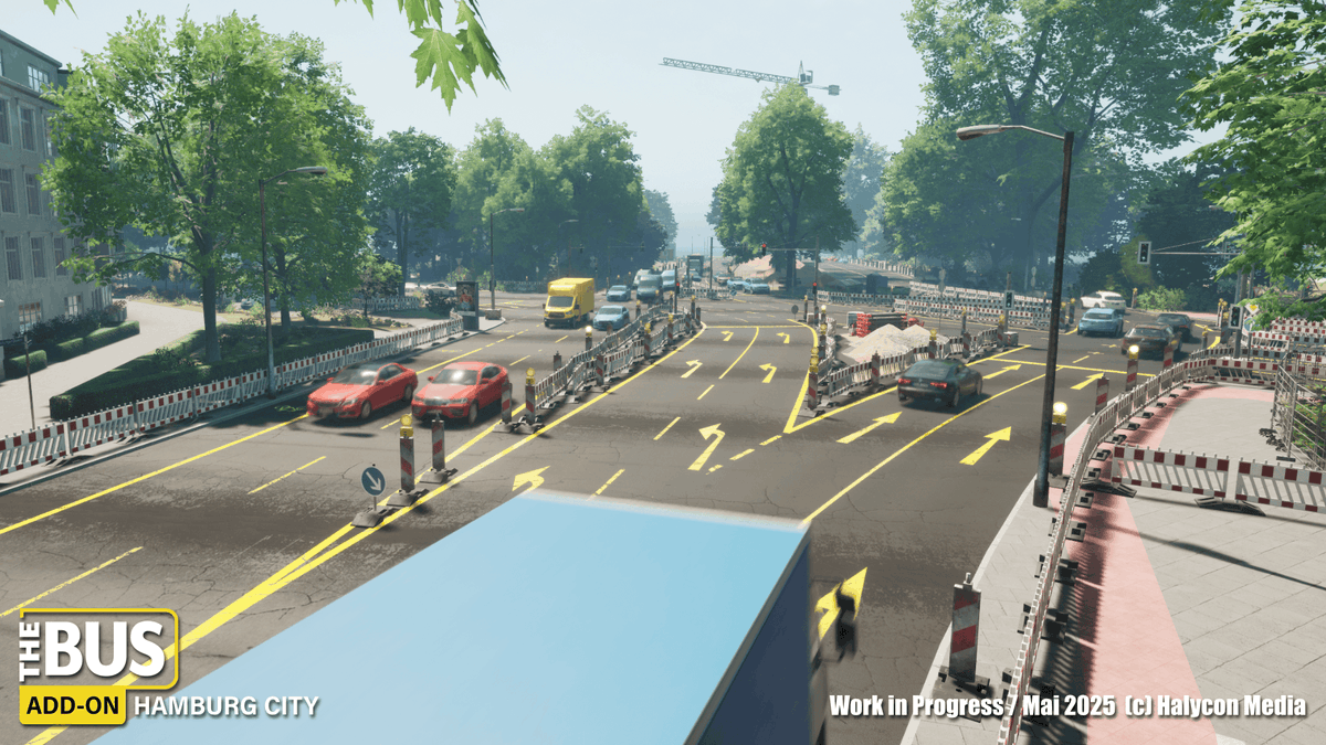 TMLStudios's tweet photo. The anticipation for our #SimDevLive stream this Friday at 3 PM is growing! The Hamburg DLC for TheBus is going to blow you away. We've got brand-new screenshots – see for yourself!

Tune in Friday!➡️ https://t.co/Y7njTfkUbA https://t.co/p6A0IDoJGx