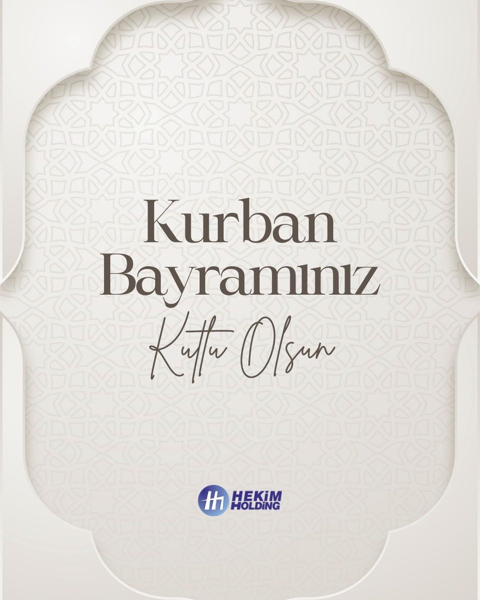 #KurbanBayramı Kutlu Olsun