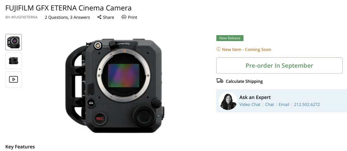 RUMOR: Fujifilm GFX Eterna Full Announcement in September
fujirumors.com/rumor-fujifilm…