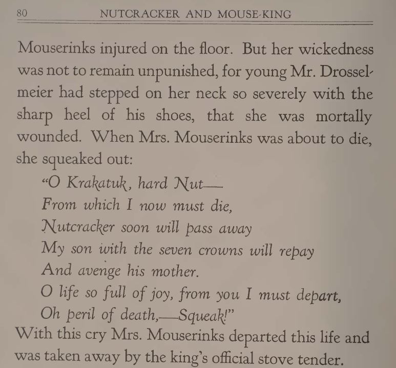 Gompami's tweet image. Tragic death of Mrs. Mouserinks 😢