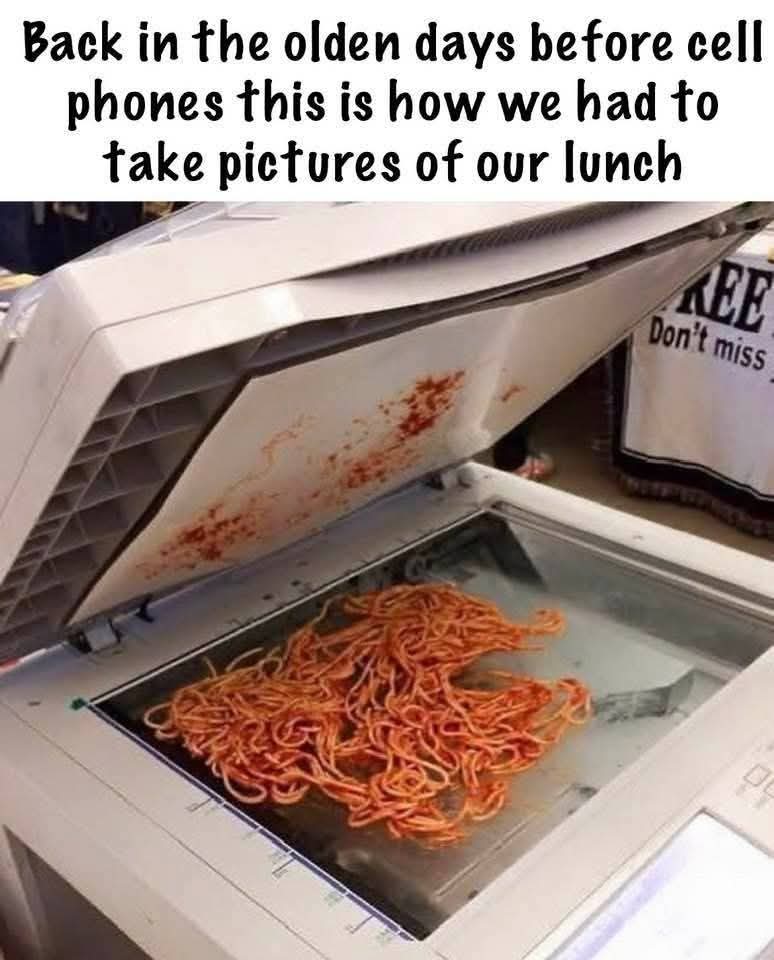 I have seen photos before on social media of people's half eaten food.... just stop.   Nobody wants to see that.