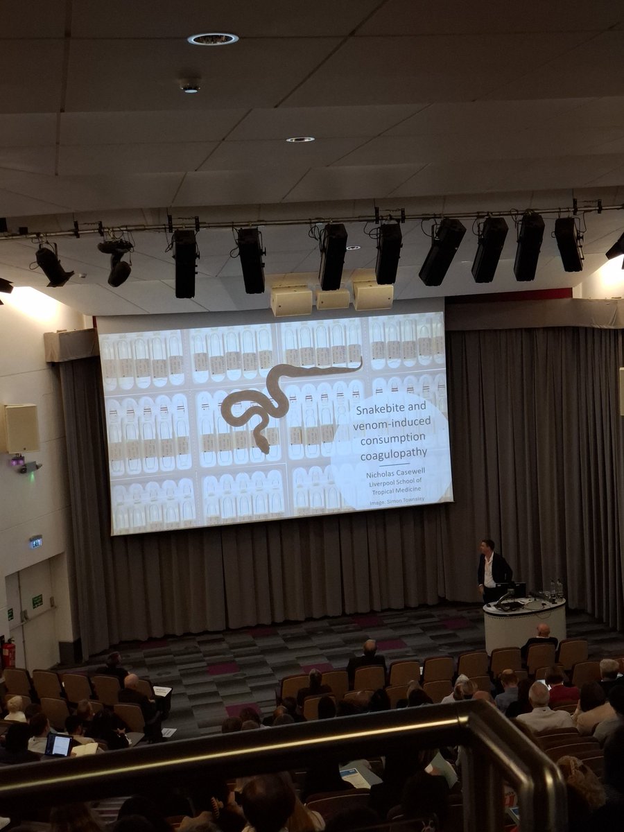 We're rounding off the morning session with something a bit different, Nick Casewell is here from Liverpool School of Tropical Medicine  to talk about "Snake bite and venom-induced consumption coagulopathy" 🐍🐍🐍🐍#CLH2025 #teamUKNEQAS